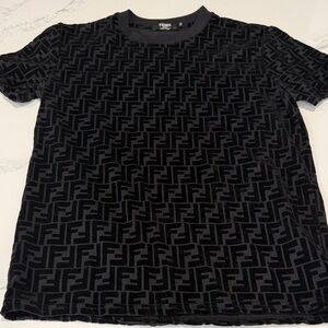 Designer like Black and Gray Patterned Tee